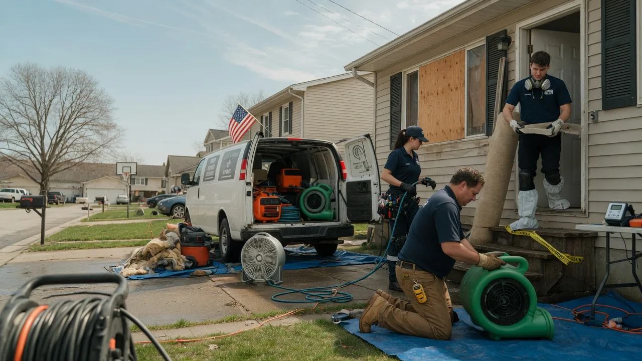 Water Damage Restoration in San Pierre, IN near me